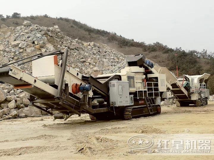 建筑垃圾破碎現(xiàn)場，選好設(shè)備收益更高